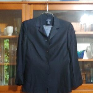 Ann Taylor Dark Navy Lined Blazer NWOT